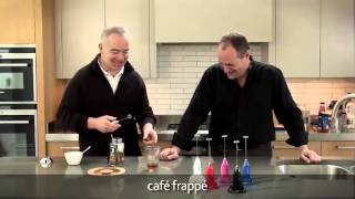 How to make a frappé coffee using an aerolatte milk frother [upl. by Niall]