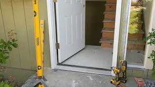 Jeld Wen Front Door Installation  Really crappy products and craftsmanship PART 1 [upl. by Coit20]