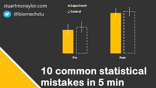 Ten Statistical Mistakes in 5 Min [upl. by Nnaesor]