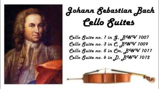 Johann Sebastian Bach  Cello suites in 432 Hz great for reading or studying [upl. by Autry210]