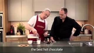 How to make a hot chocolate using an aerolatte milk frother [upl. by Winson]